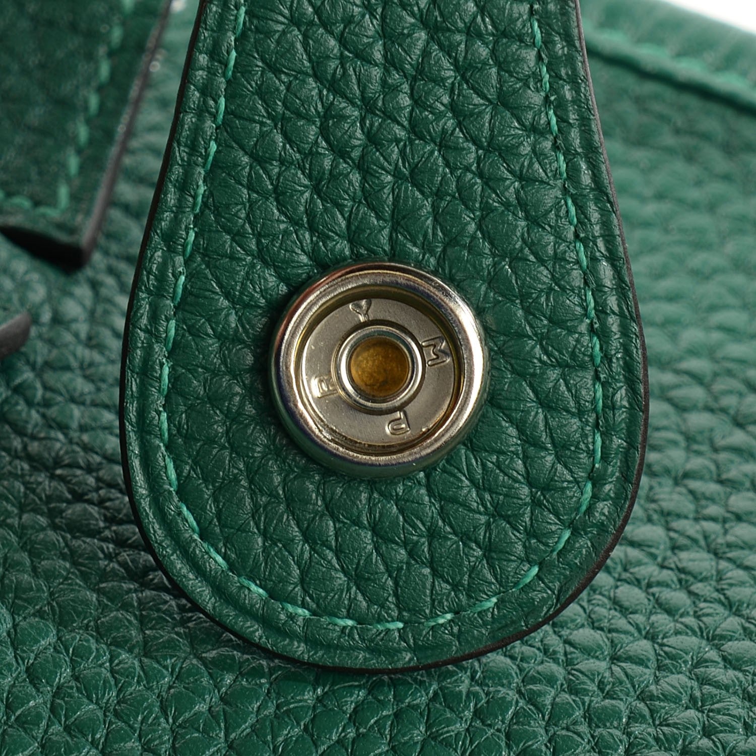 Hermes Taurillon Clemence Evelyne III PM Malachite 10 of 16