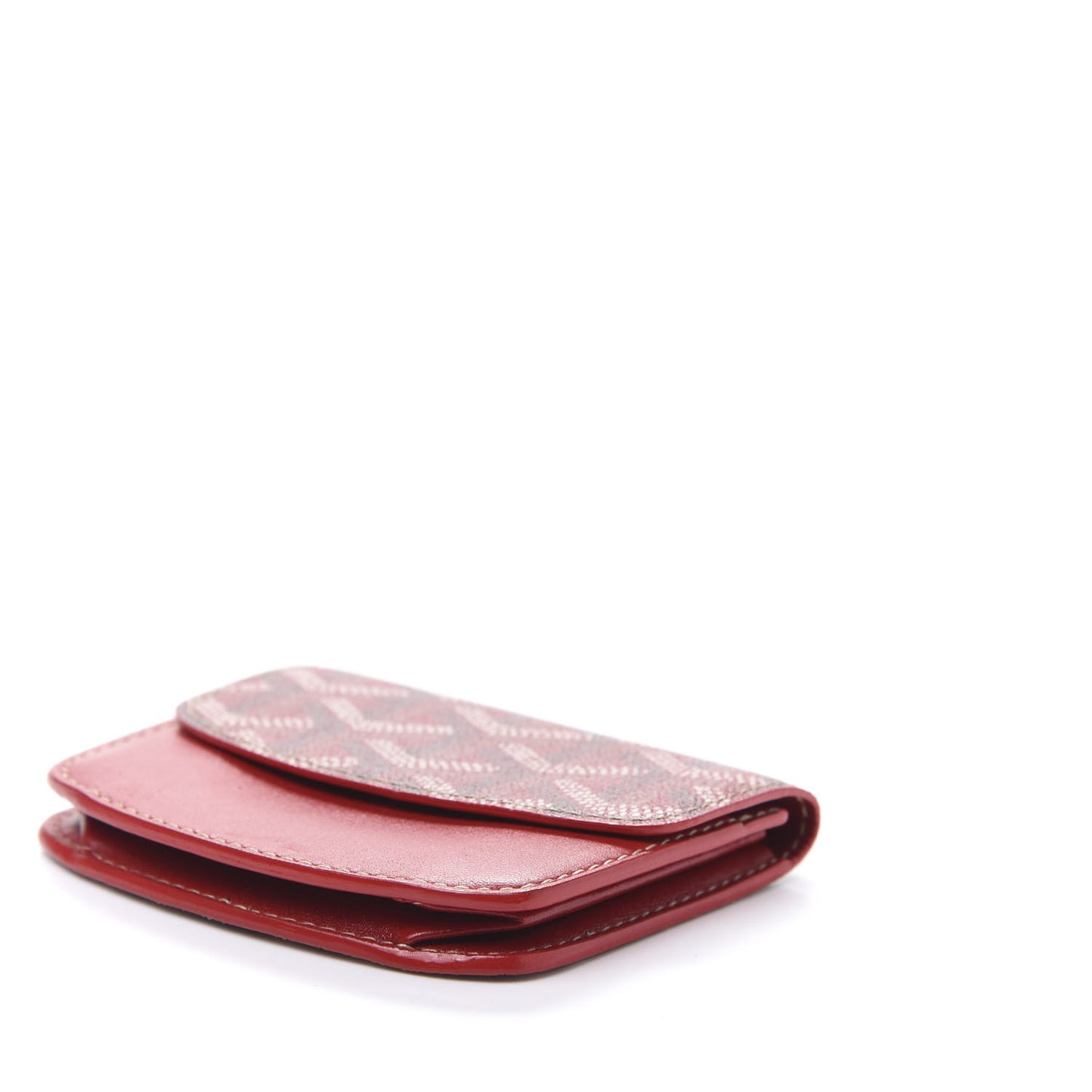 Goyardine Coin Pouch Red