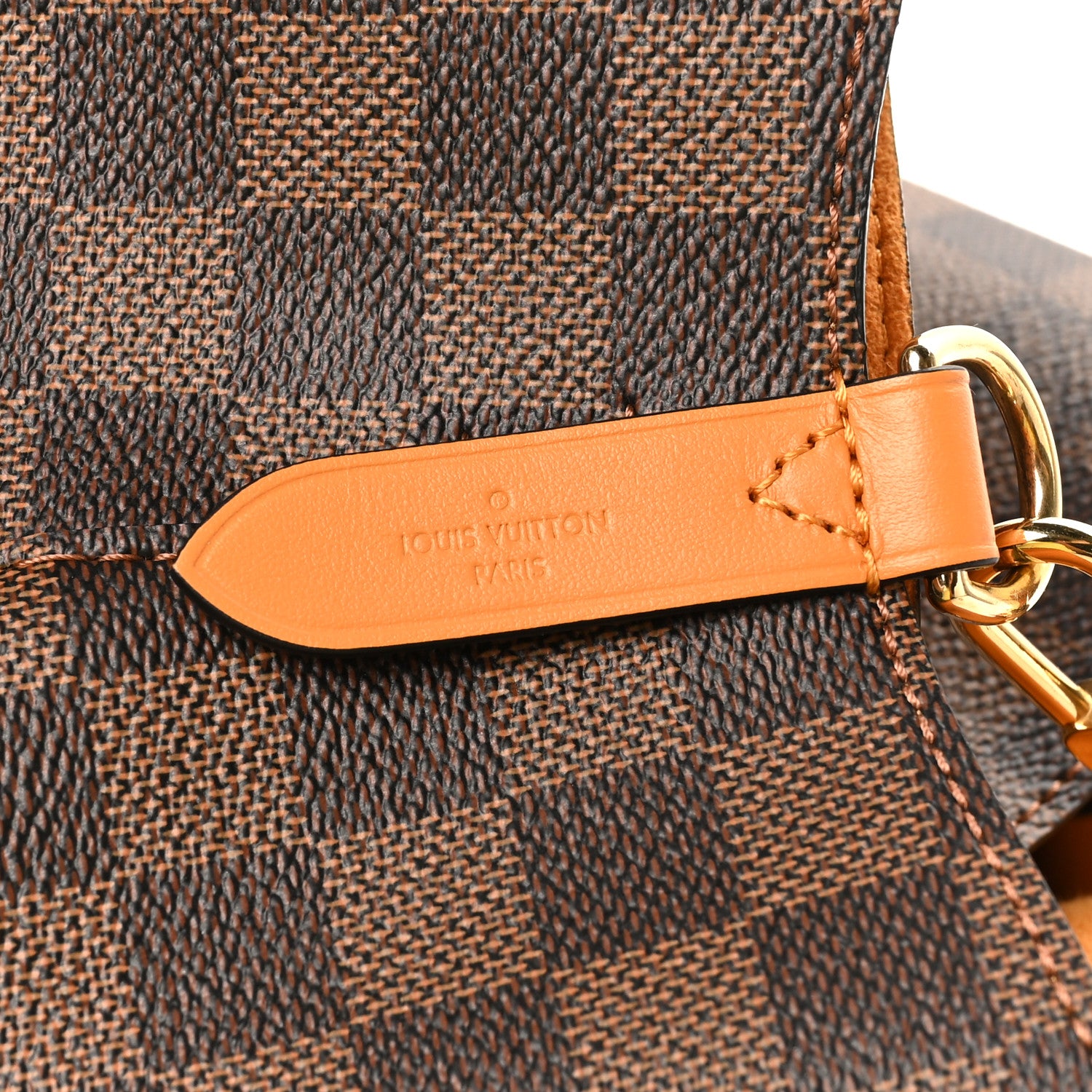 Louis Vuitton Damier Ebene Neonoe MM Safran 1890041 – FASHIONPHILE