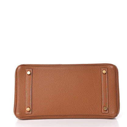Hermes Togo Birkin 30 Gold 6 of 29
