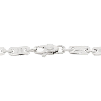 Cartier 18K White Gold 3.5mm Fidelity Link Bracelet 4 of 4