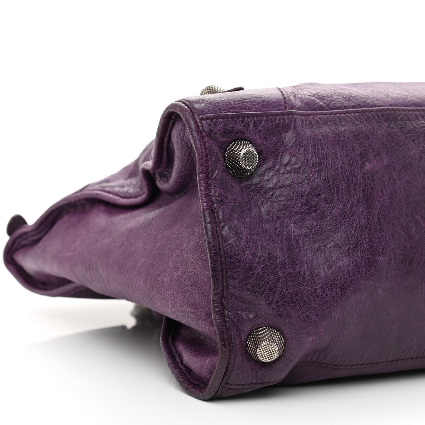 Agneau Giant 21 Silver Hardware Work Raisin