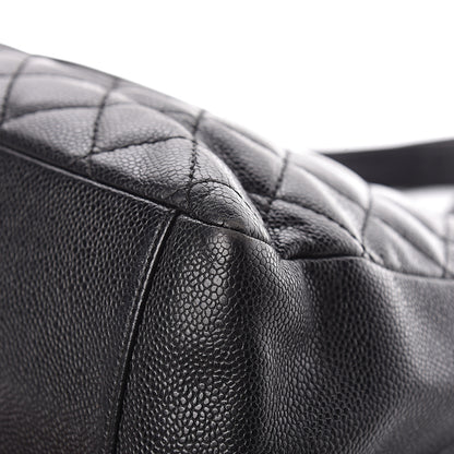 Chanel Caviar Quilted Grand Shopping Tote GST Black 15 of 24