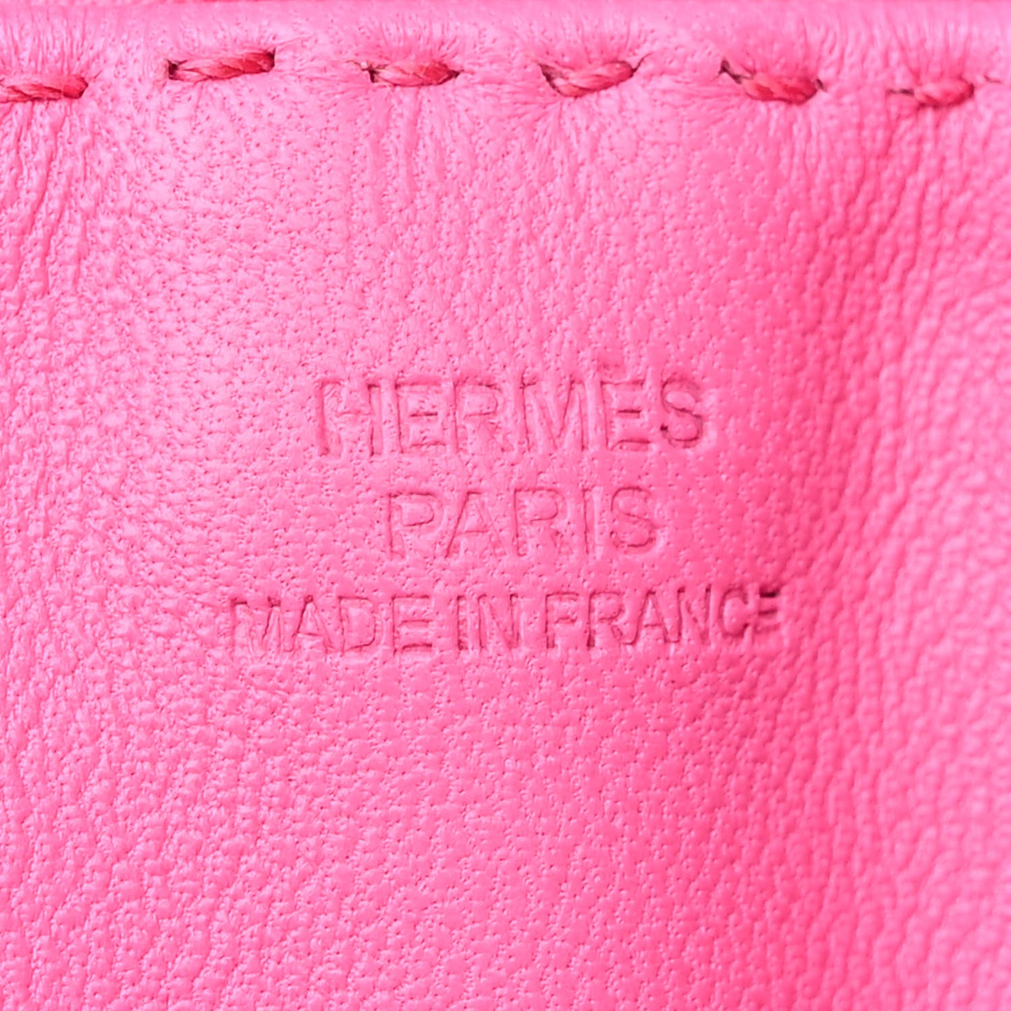 Lambskin Clou De Selle Pouch Rose Tyrien