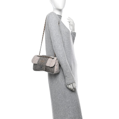 Chanel Tweed Medium Fantasy Flap Grey 2 of 12