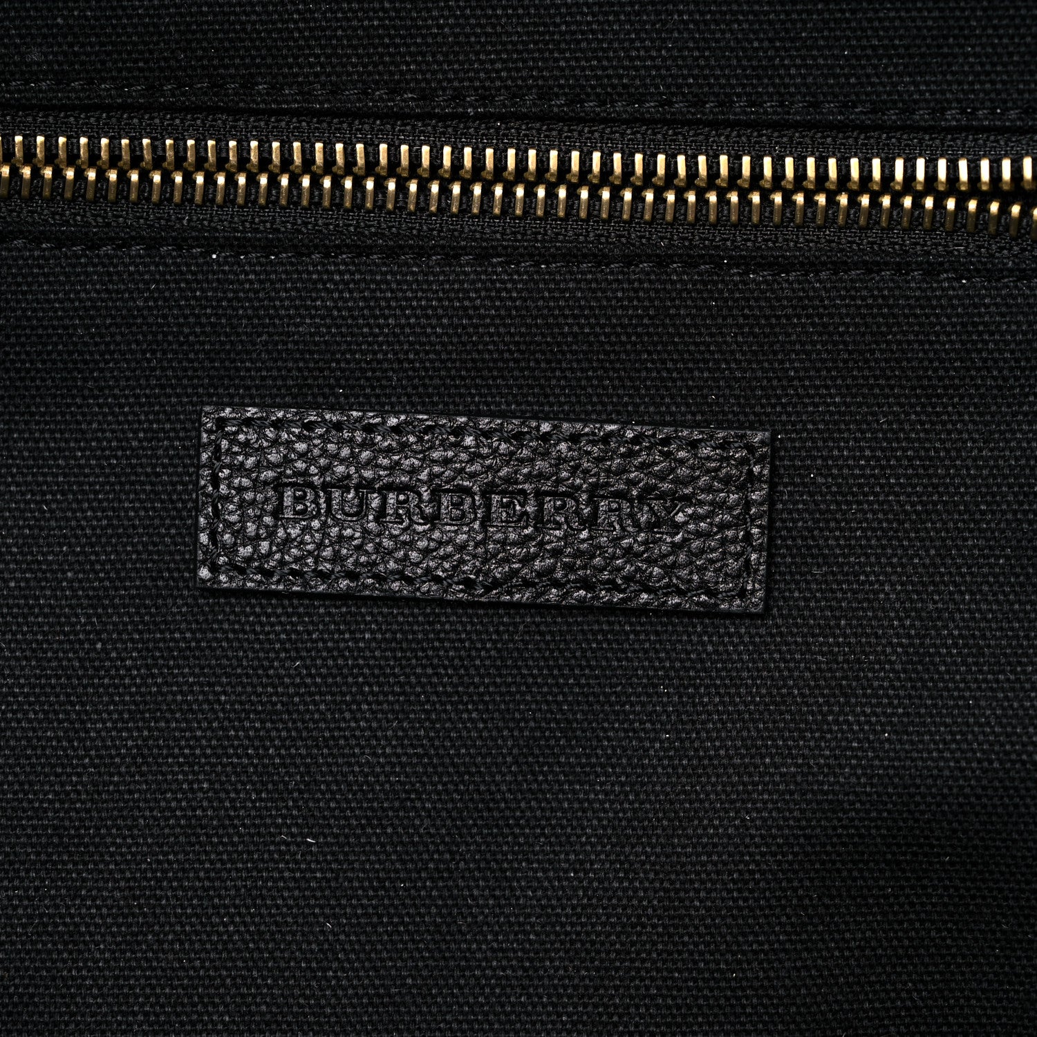 Burberry Mega Check Calfskin Abbeydale Simple Backpack Black Camel 6 of 10