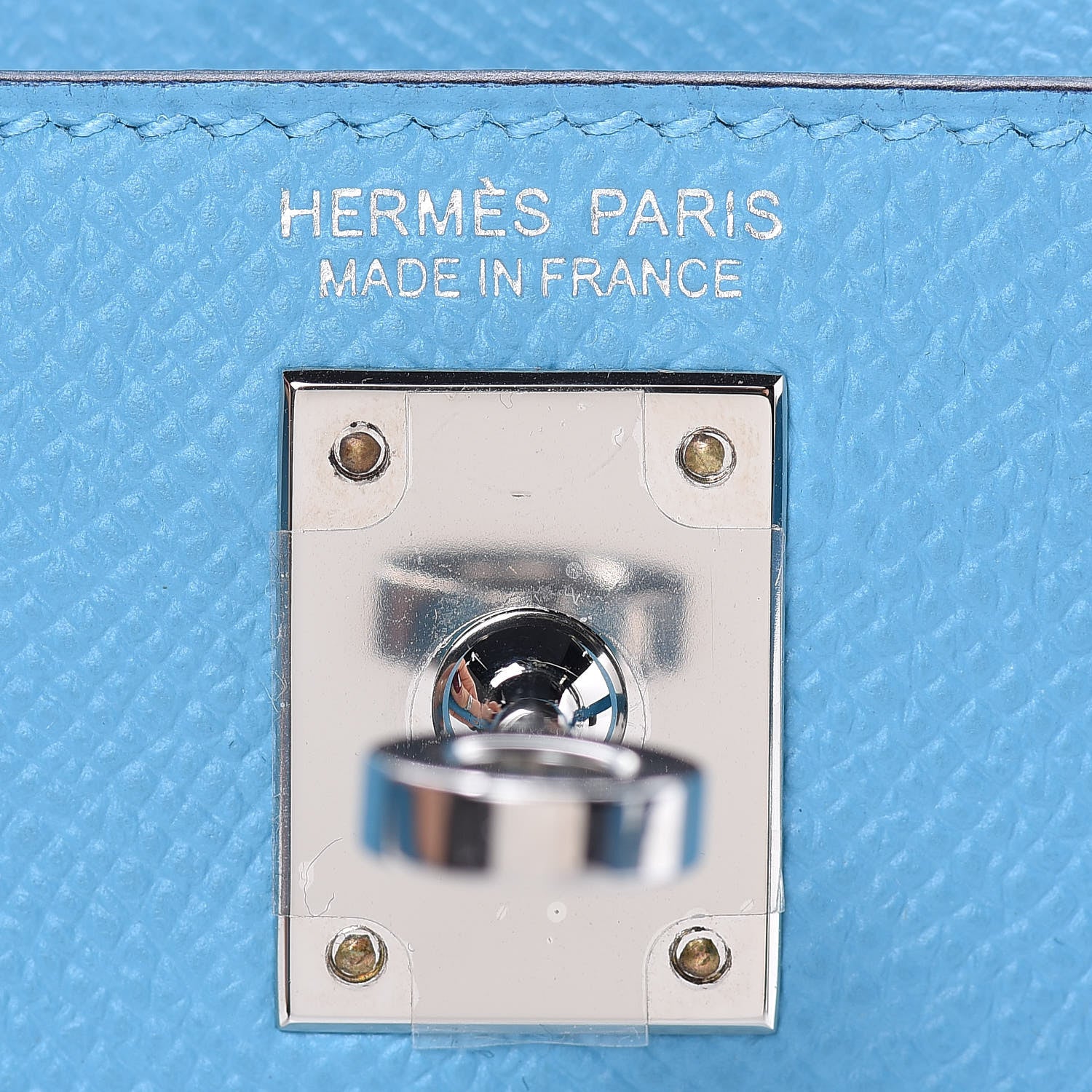 Hermes Epsom Mini Kelly Sellier 20 Bleu Du Nord 8 of 28