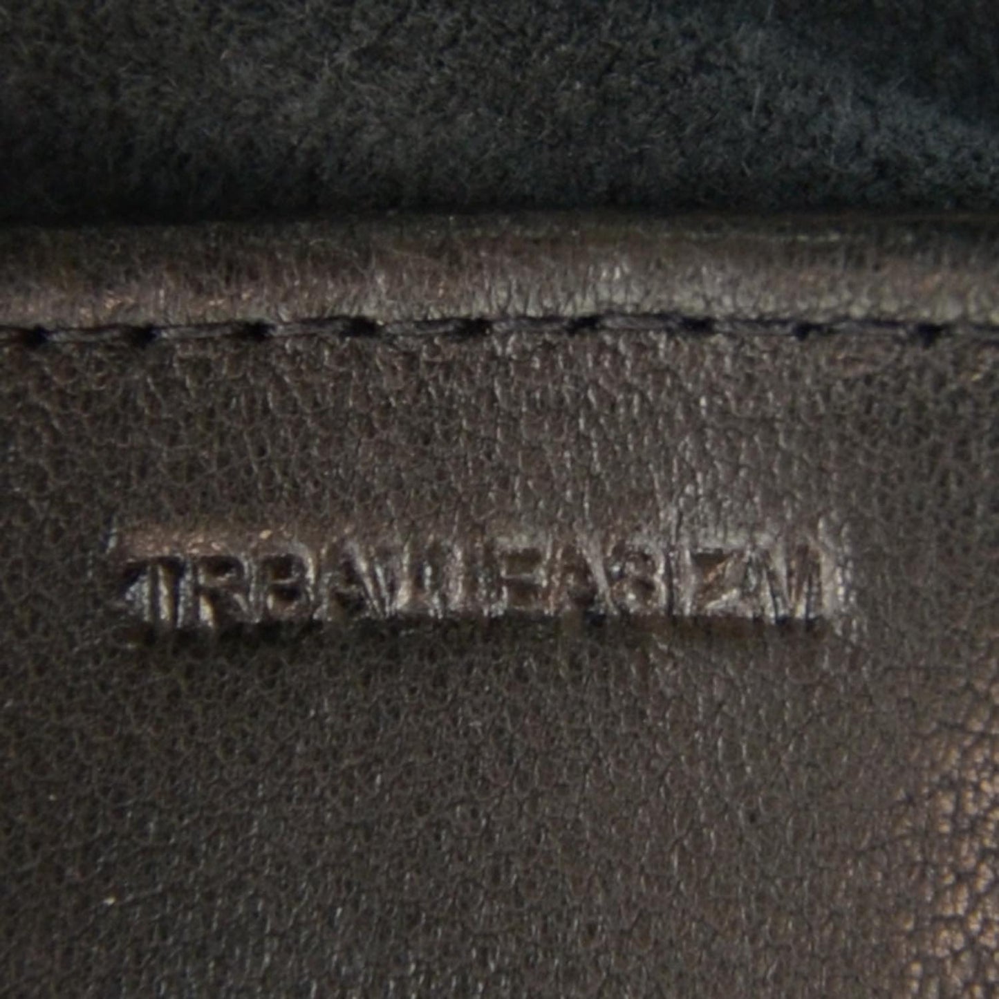 Leather Messenger Bag Black