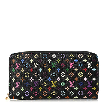Louis Vuitton Monogram Multicolor Zippy Wallet Black Grenade 1 of 7