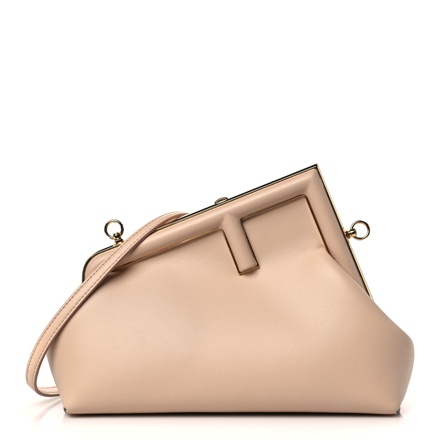 Shiny Nappa Small Fendi First Poudre