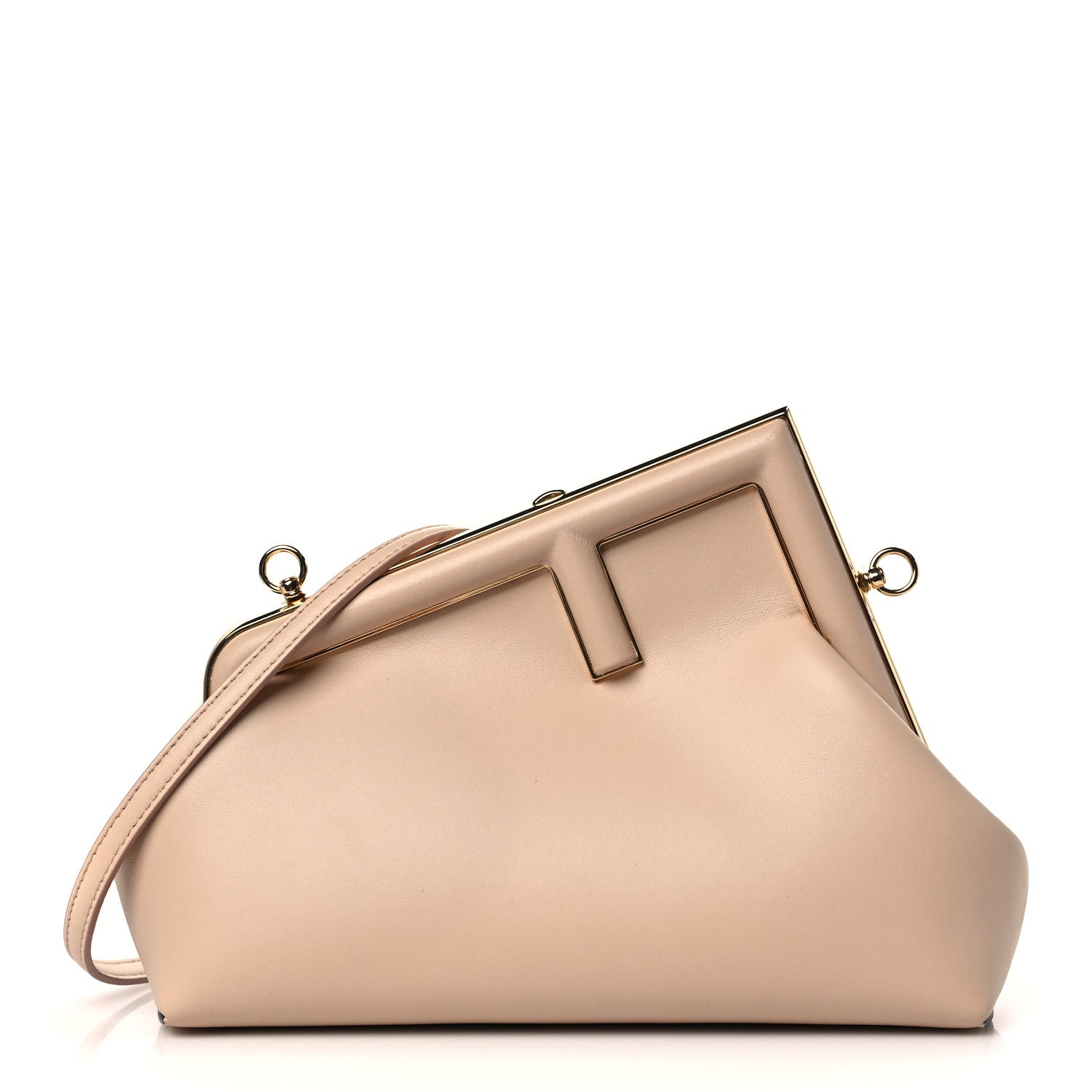 Fendi Shiny Nappa Small Fendi First Poudre 1 of 10