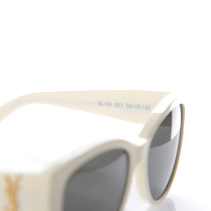 Saint Laurent SL M3 007 Sunglasses Ivory 7 of 10