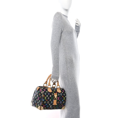 Louis Vuitton Monogram Multicolor Speedy 30 Black 2 of 16