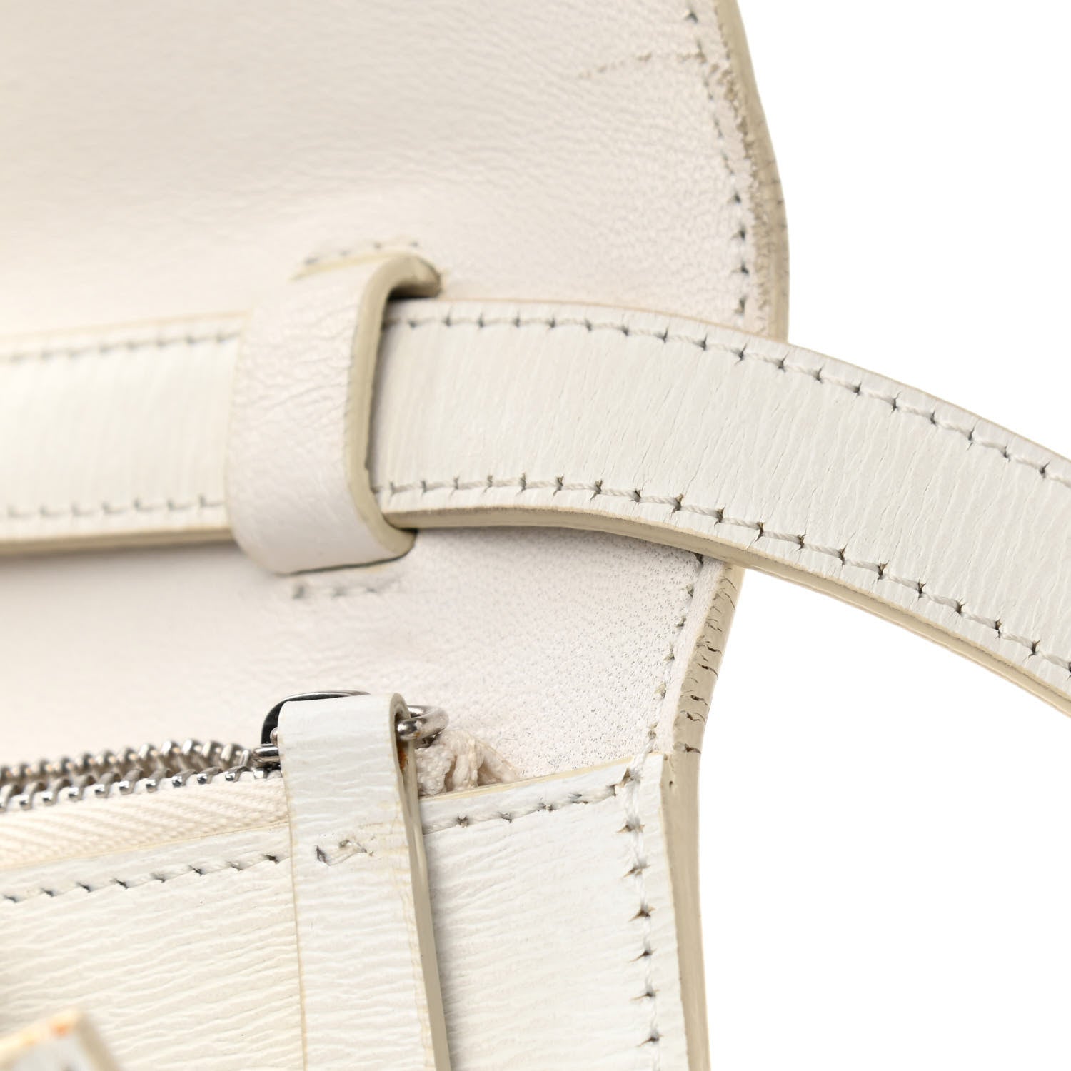 Celine Liege Calfskin Medium Classic Box Flap Bag White 13 of 14