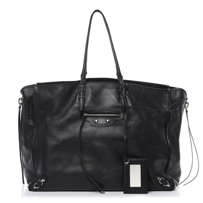 Balenciaga Supple Calfskin Papier A4 Zip Around Tote Black 1 of 22