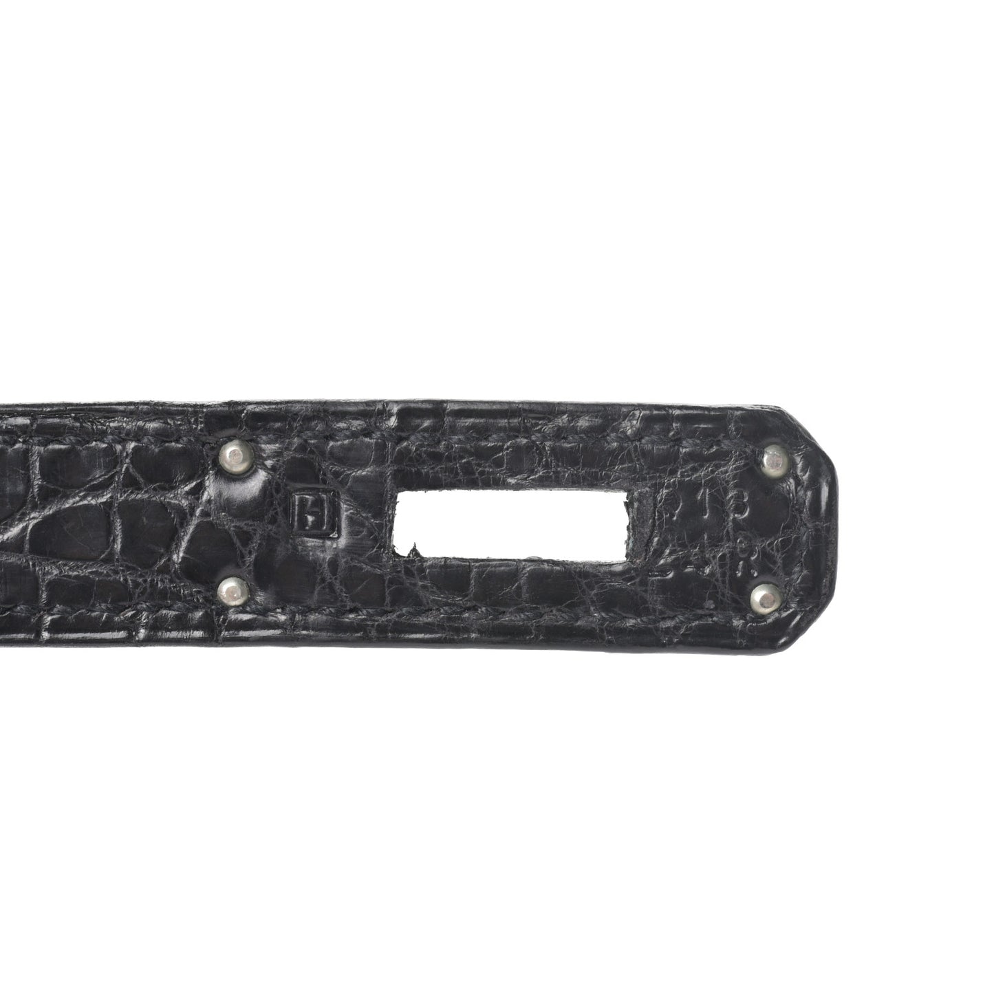 Matte Niloticus Crocodile Birkin 30 Black