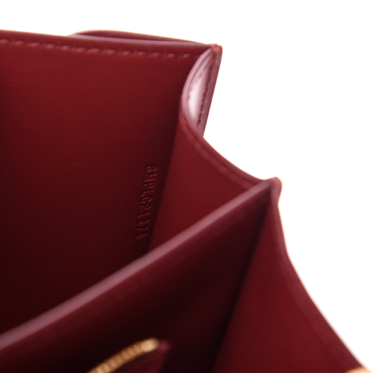 Burberry Calfskin Medium TB Bag Crimson 7 of 10