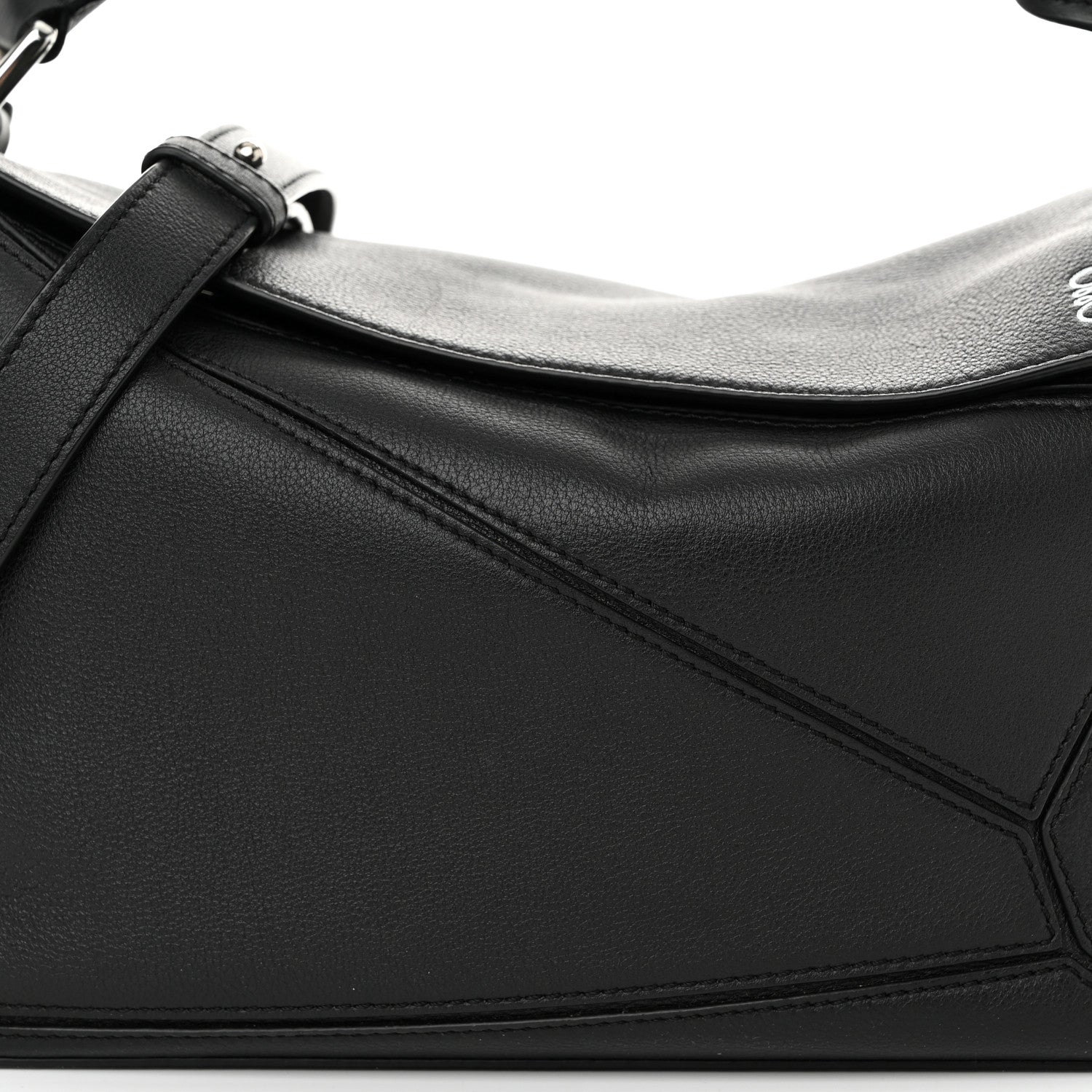 Loewe Calfskin Small Puzzle Bag Black 7 of 10