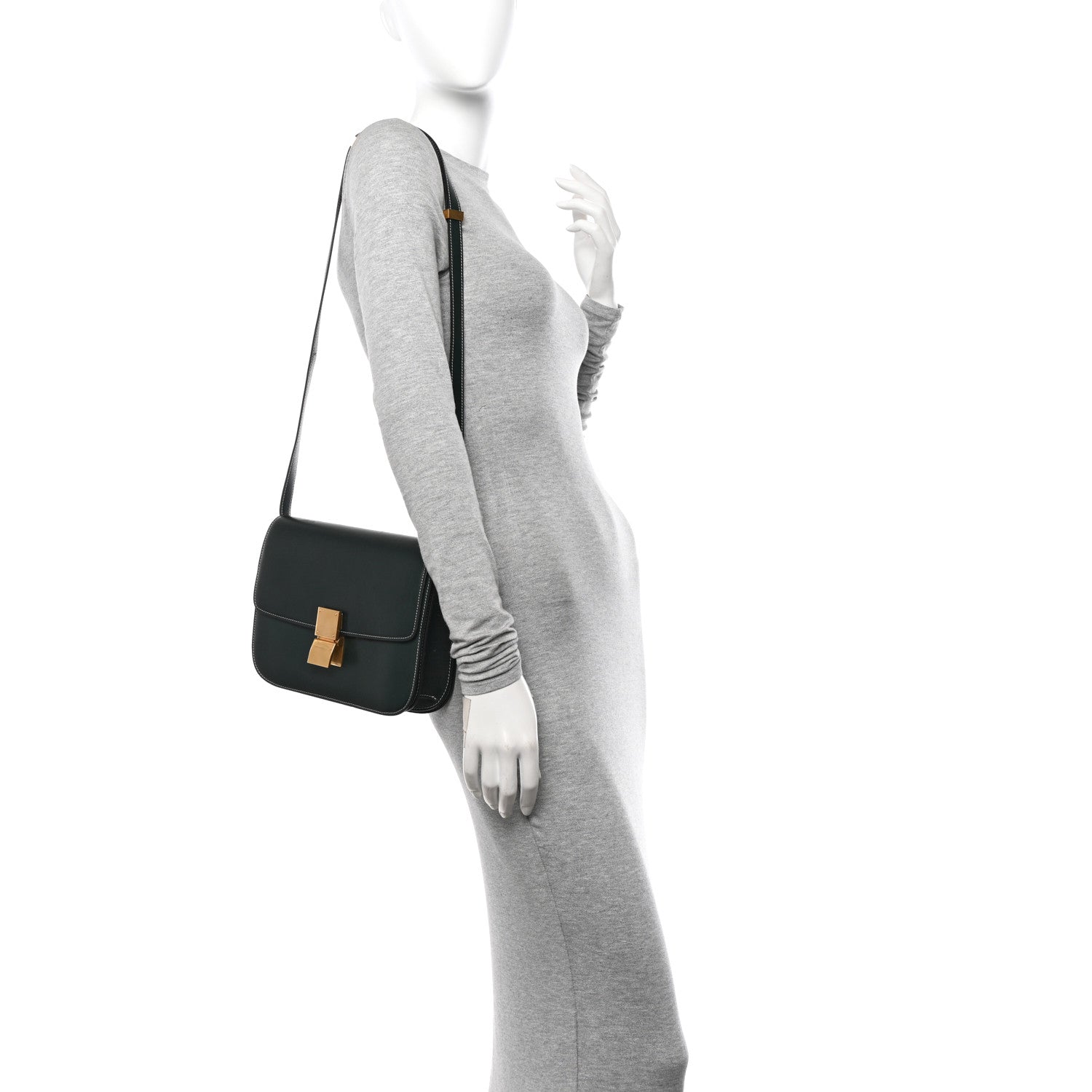 Celine Box Calfskin Medium Classic Box Flap Bag Amazone 2 of 14