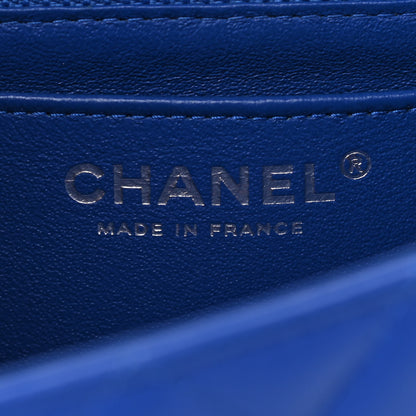 Chanel Lambskin Quilted Mini Rectangular Flap Royal Blue 6 of 11