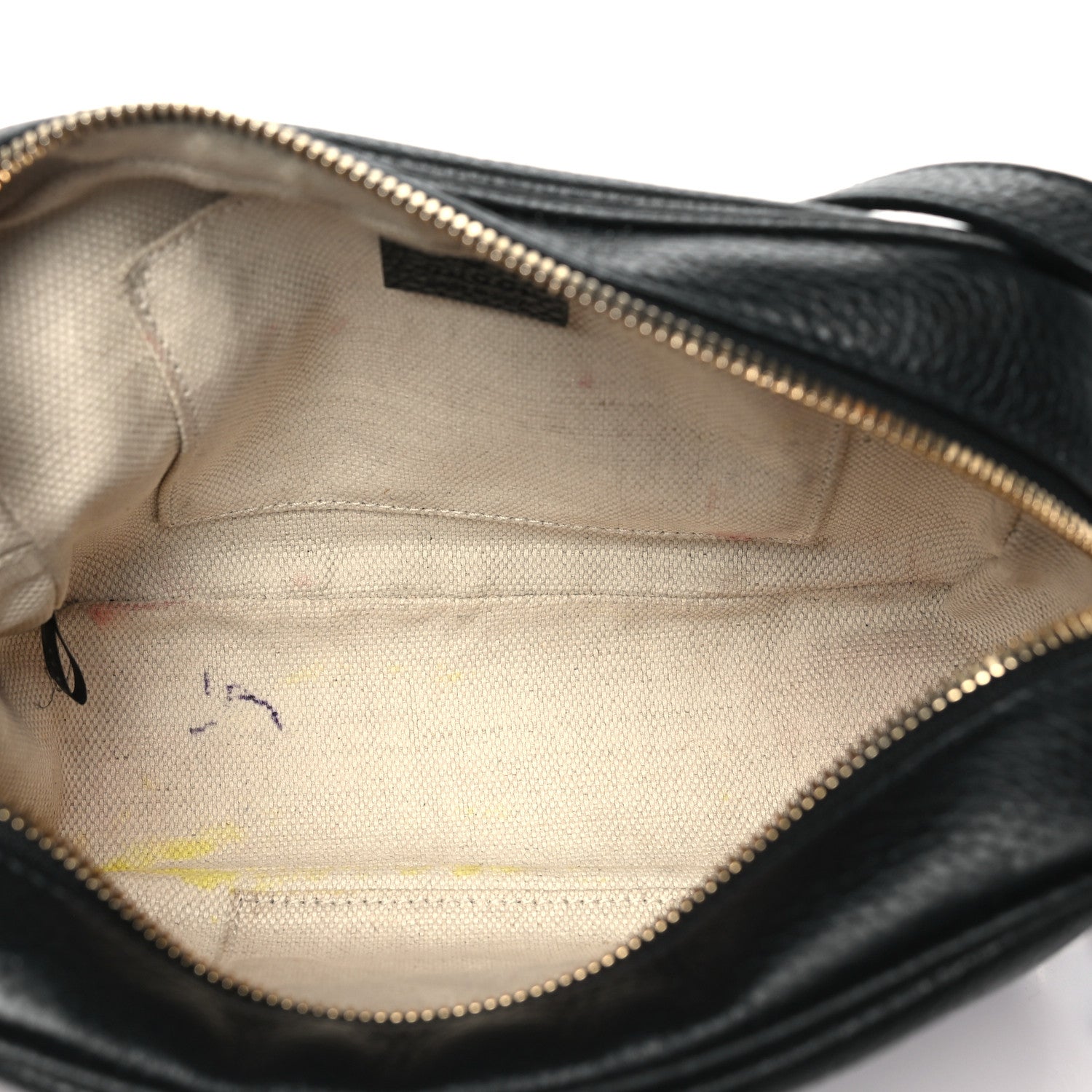 Gucci Pebbled Calfskin Small Soho Disco Bag Black 5 of 10