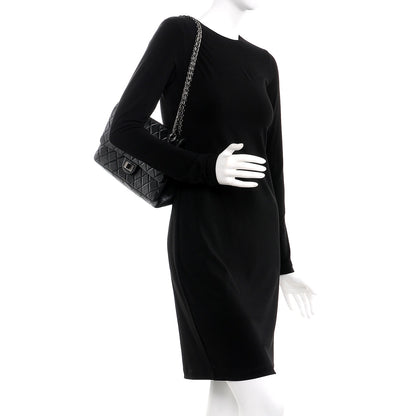 Chanel Aged Calfskin Quilted 2.55 Reissue 226 Flap Black 3 of 9