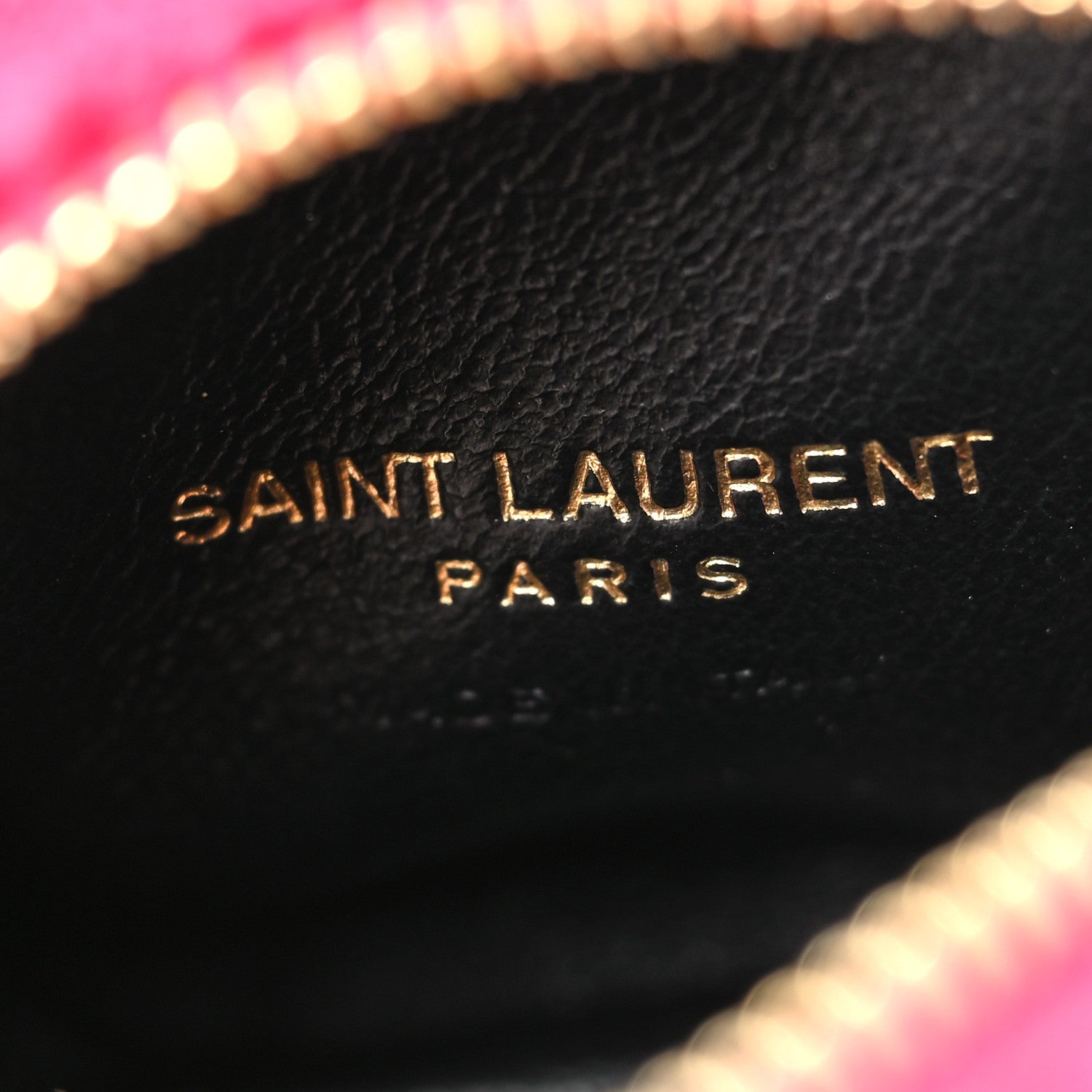 Saint Laurent Boucle Jaime Cube Charm Keychain Magenta 7 of 7