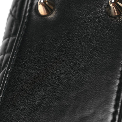 Christian Dior Lambskin Cannage Small My ABCDior Lady Dior Black 14 of 17
