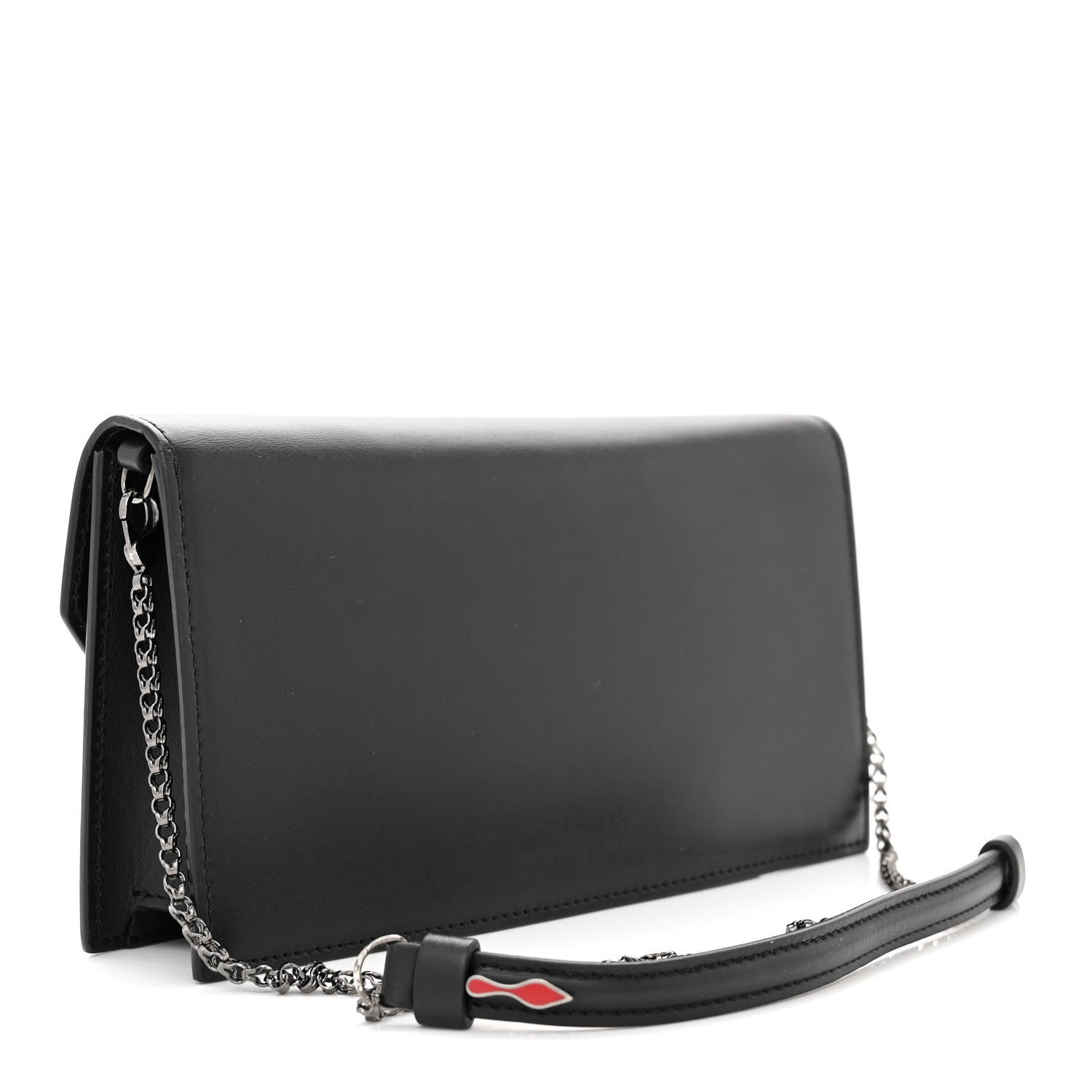 Christian Louboutin Calfskin Loubi54 Crossbody Clutch Black 3 of 11
