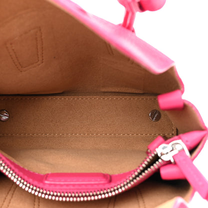 MCM Grained Calfskin X-Mini Milla Tote Beetroot Pink 5 of 10