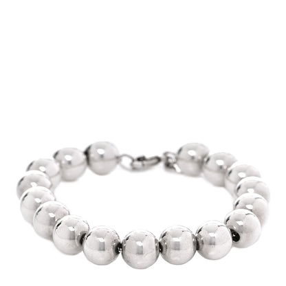Tiffany Sterling Silver 10mm HardWear Ball Bracelet 1 of 5