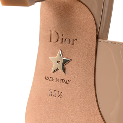 Christian Dior Patent Ribbon J'Adior Slingback 65mm Pumps 35.5 Nude 7 of 10