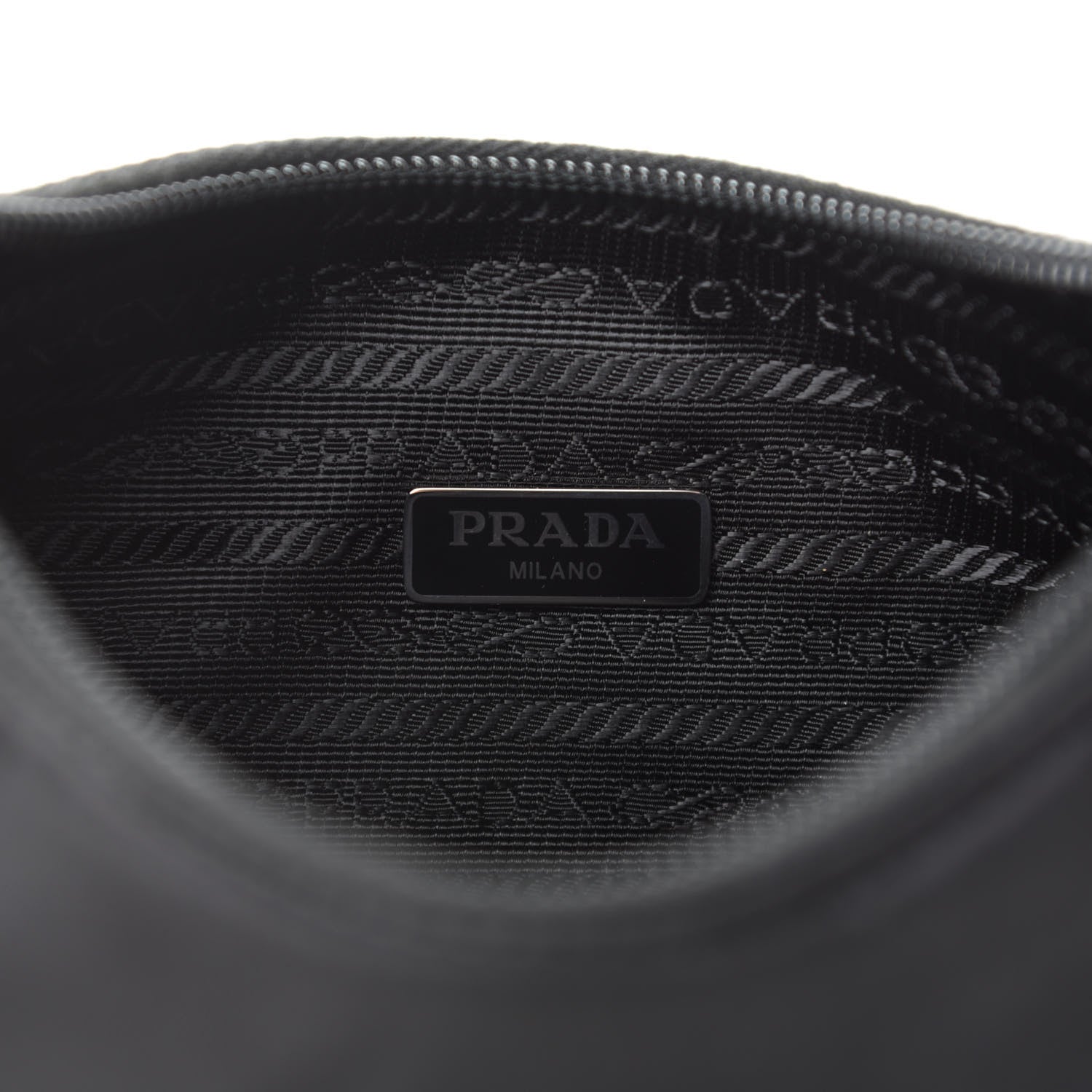 Prada Tessuto Nylon Mini Re-Edition 2000 Bag Black 9 of 14