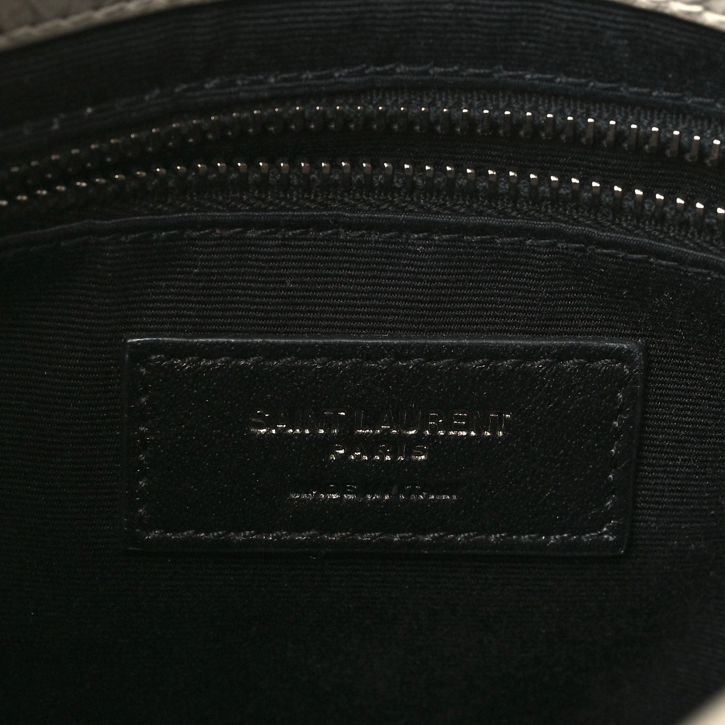 Crinkled Calfskin Matelasse Monogram Niki Chain Wallet Crema Soft