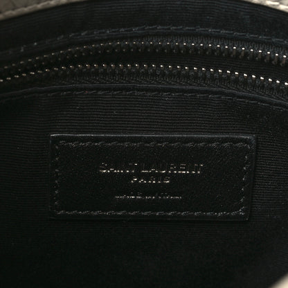 Saint Laurent Crinkled Calfskin Matelasse Monogram Niki Chain Wallet Crema Soft 6 of 9