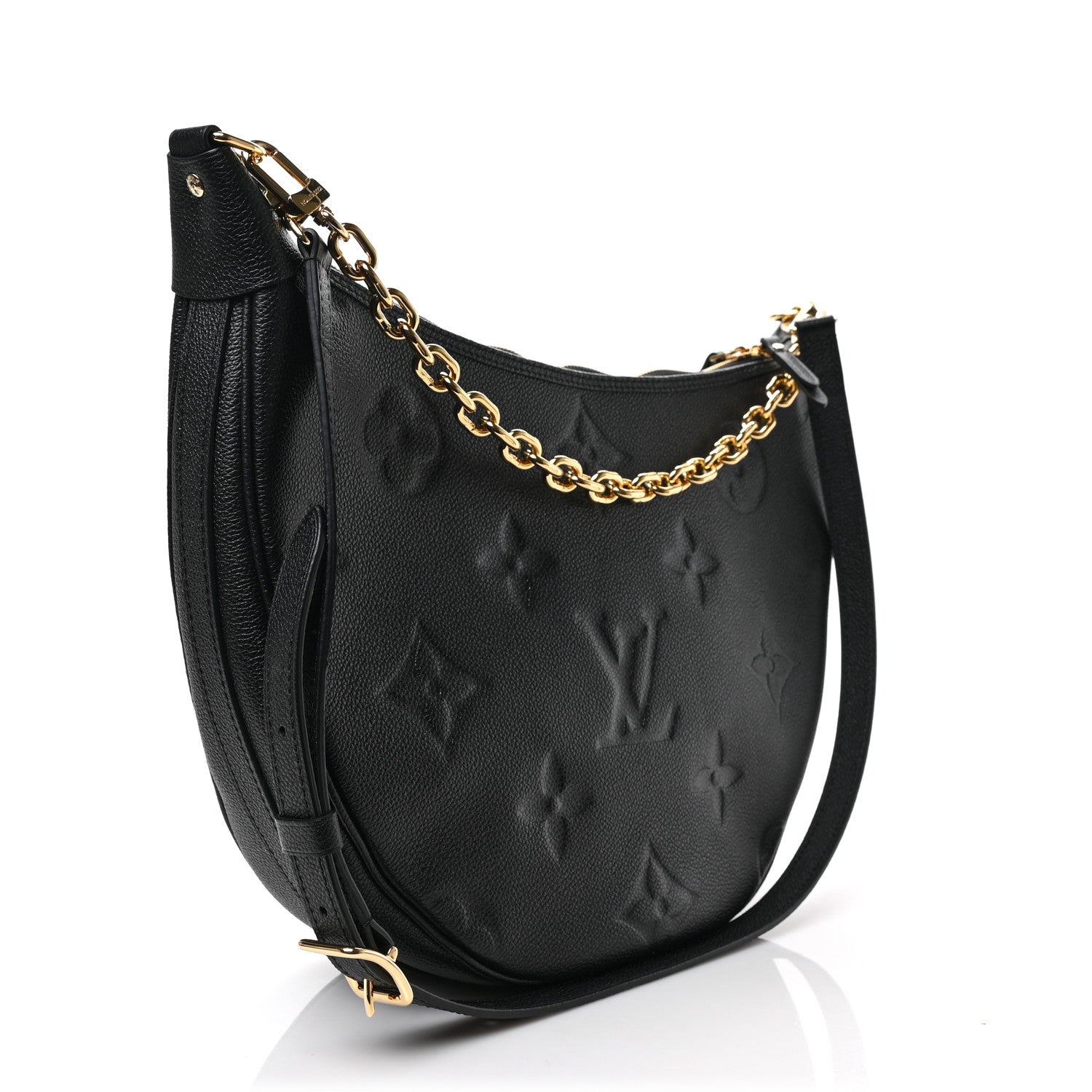 Louis Vuitton Empreinte Monogram Giant Loop Hobo Black 4 of 15