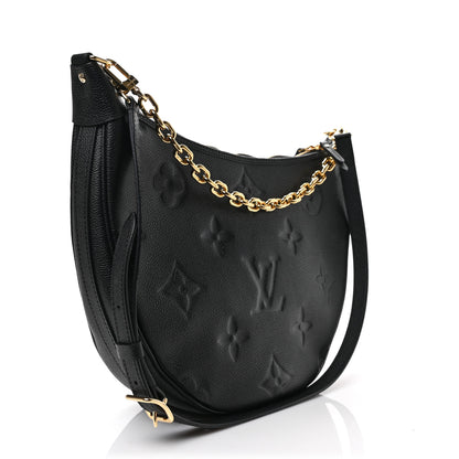 Louis Vuitton Empreinte Monogram Giant Loop Hobo Black 4 of 15