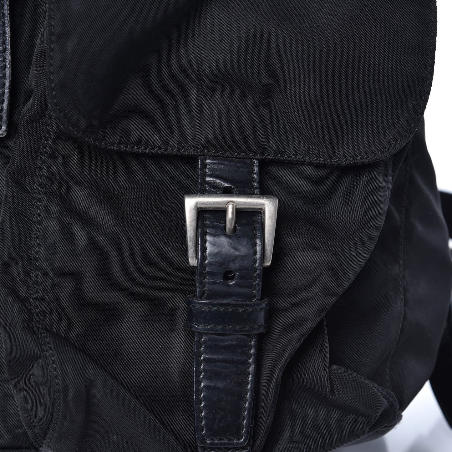 Nylon Vela Medium Backpack Black