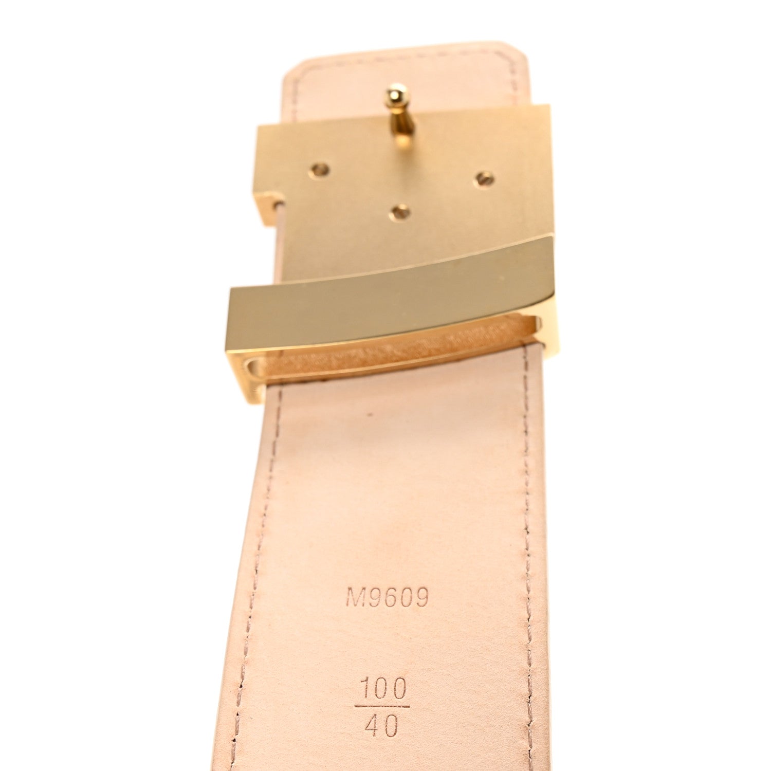 Louis Vuitton Damier Azur LV Initiales 100 40 Belt 6 of 7