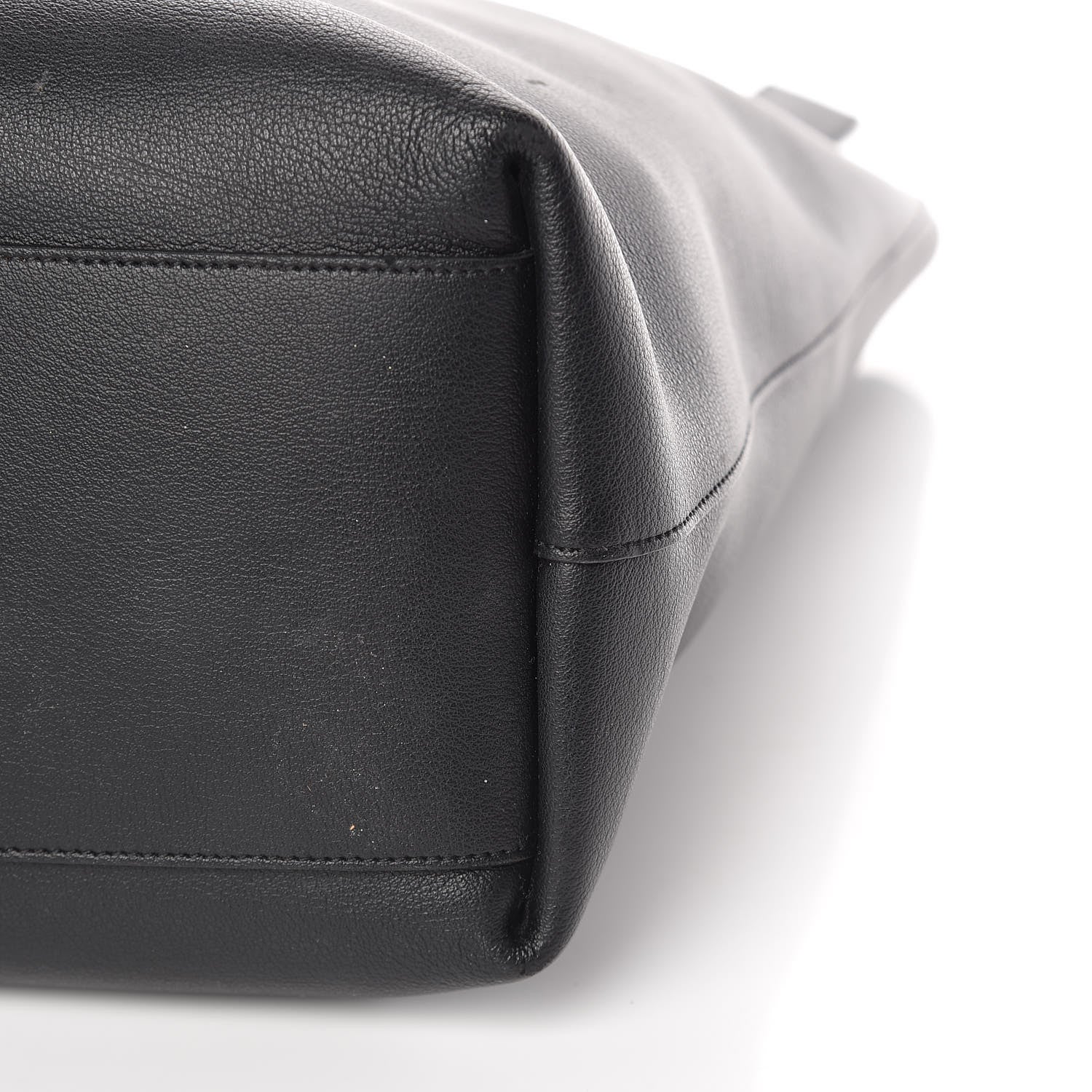 Saint Laurent Calfskin Medium Shopping Tote Black 10 of 17