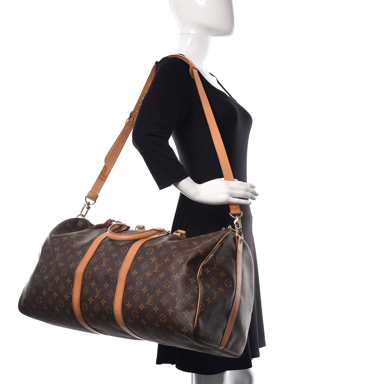 Louis Vuitton Monogram Keepall Bandouliere 55 2 of 21