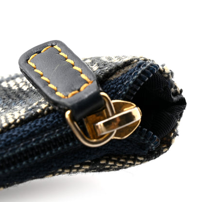 Christian Dior Monogram Saddle Coin Purse Navy 16 of 27