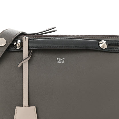 Fendi Vitello Dolce 4 Color Medium By The Way Boston Bag Carbone Grigio Polvere Multicolor 8 of 11