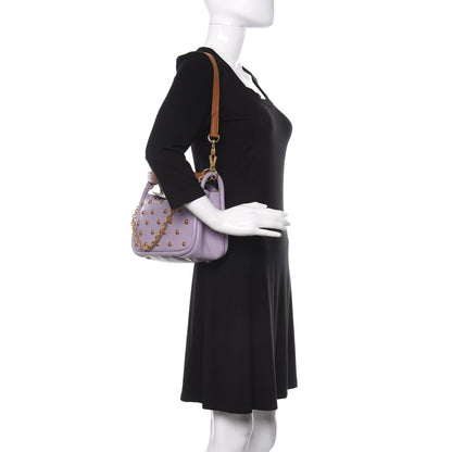 Mulberry Nappa Studded Leighton Purple 2 of 10