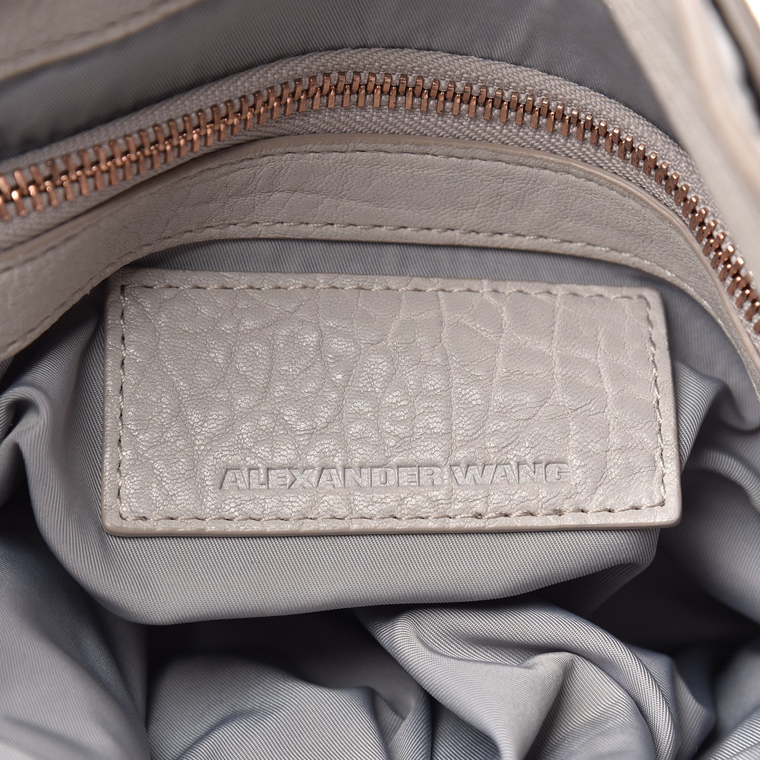 Alexander Wang Pebbled Lambskin Diego Bucket Bag Oyster 6 of 10