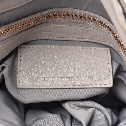 Alexander Wang Pebbled Lambskin Diego Bucket Bag Oyster 6 of 10