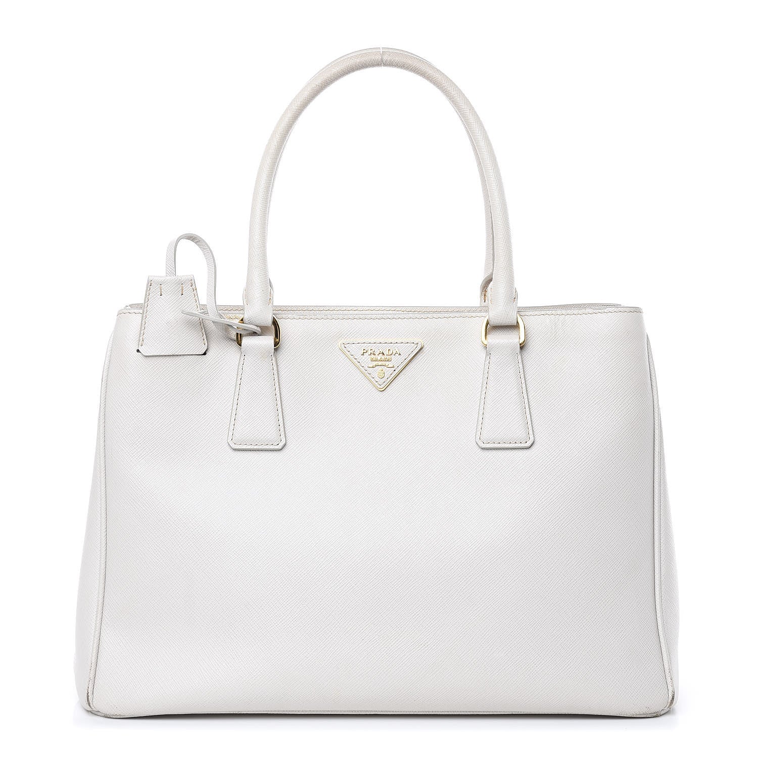 Prada Saffiano Lux Medium Tote Talco 1 of 20