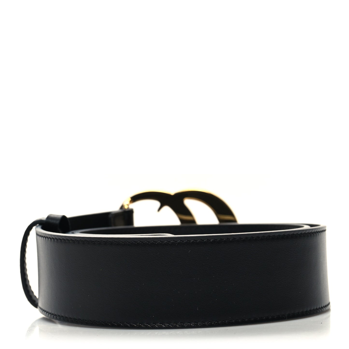 Plutone Calfskin Double G 40mm Belt 85 34 Black