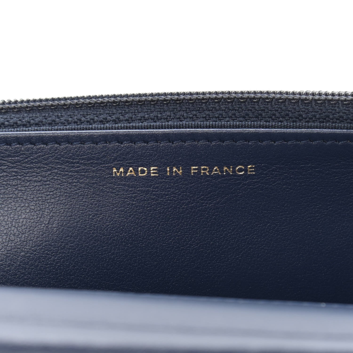 Chanel Caviar Quilted Boy Wallet On Chain WOC Navy 7 of 13