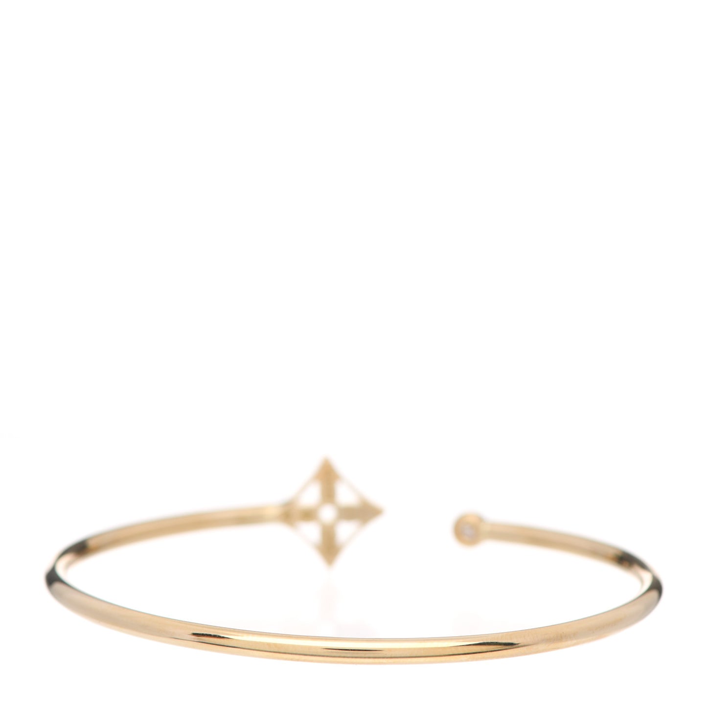 18K Yellow Gold Diamond Idylle Blossom Twist Bracelet